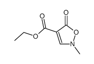 ethyl 2-methyl-5-oxo-2,5-dihydroisoxazole-4-carboxylate结构式