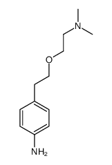 p-[2-[2-(Dimethylamino)ethoxy]ethyl]aniline structure