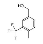 4-METHYL-3-(TRIFLUOROMETHYL)BENZYL ALCOHOL Structure