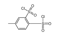 Toluene-3,4-disulfonyl chloride结构式