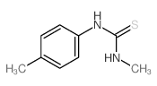 Thiourea,N-methyl-N'-(4-methylphenyl)- Structure