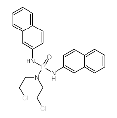 Phosphorictriamide, N,N-bis(2-chloroethyl)-N',N''-di-2-naphthyl-(8CI)结构式