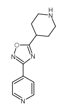 4-(5-PIPERIDIN-4-YL-1,2,4-OXADIAZOL-3-YL)PYRIDINE Structure