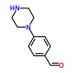 4-(1-Piperazinyl)benzaldehyde Structure