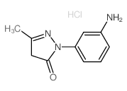 2-(3-Aminophenyl)-5-methyl-2,4-dihydro-pyrazol-3-one hydrochloride图片