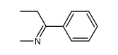 N-(α-ethylbenzylidene)methylamine Structure