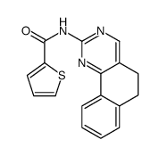 N-(5,6-dihydrobenzo[h]quinazolin-2-yl)thiophene-2-carboxamide结构式