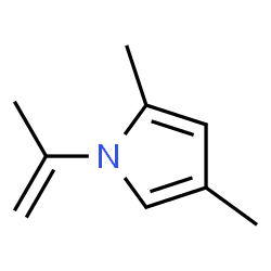 1H-Pyrrole,2,4-dimethyl-1-(1-methylethenyl)-(9CI)结构式