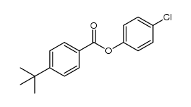 4-chlorophenyl 4-(tert-butyl)phenylbenzoate Structure