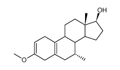 3-Methoxy-7β-Methyl-estra-2,5(10)-dien-17β-ol structure