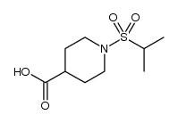 1-(Isopropylsulfonyl)piperidine-4-carboxylic Acid structure