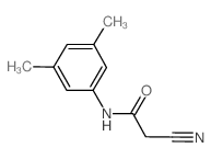 2-Cyano-N-(3,5-dimethylphenyl)acetamide structure