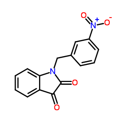 1-(3-Nitrobenzyl)-1H-indole-2,3-dione Structure