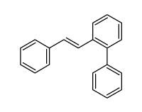 2-(2-phenylethenyl)-o-biphenyl结构式