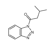 1-(benzotriazol-1-yl)-3-methylbutan-1-one Structure