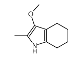 1H-Indole,4,5,6,7-tetrahydro-3-methoxy-2-methyl-(9CI) structure