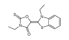 3-Ethyl-5-[3-ethyl-2(3H)-benzothiazolylidene]-2-thioxo-4-oxazolidinone picture