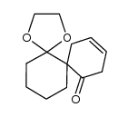 1,4-dioxadispiro[4.0.5.4]pentadec-9-en-7-one结构式