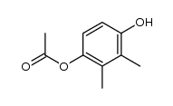 2,3-dimethylhydroquinone monoacetate结构式