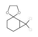 Spiro[bicyclo[4.1.0]heptane-2,2'-[1,3]dioxolane], 7,7-dichloro-结构式