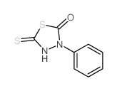 1,3,4-Thiadiazolidin-2-one,3-phenyl-5-thioxo-结构式