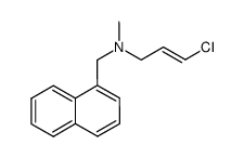 3-chloro-N-methyl-N-(naphthalen-1-ylmethyl)prop-2-en-1-amine结构式