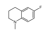 Quinoline, 6-fluoro-1,2,3,4-tetrahydro-1-methyl- (9CI) structure