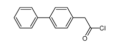 2-(biphenyl-4-yl)acetyl chloride结构式