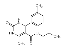 Propyl 6-methyl-4-(3-methylphenyl)-2-oxo-1,2,3,4-tetrahydropyrimidine-5-carboxylate Structure
