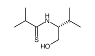 (R)-N-[1-(hydroxymethyl)-2-methylpropyl]-2-methylpropanethioamide结构式