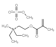 diethylmethyl[2-[(2-methyl-1-oxoallyl)oxy]ethyl]ammonium methyl sulphate结构式