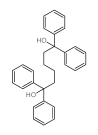 1,1,6,6-tetraphenylhexane-1,6-diol structure