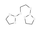 1,3,2-Dithiaphospholane, 2,2-[1,2-ethanediylbis (thio)]bis- Structure