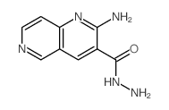 2-amino-1,6-naphthyridine-3-carbohydrazide Structure