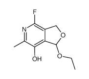 Furo[3,4-c]pyridin-7-ol, 1-ethoxy-4-fluoro-1,3-dihydro-6-methyl- (9CI)结构式