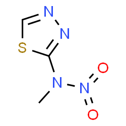 1,3,4-Thiadiazol-2-amine,N-methyl-N-nitro- Structure