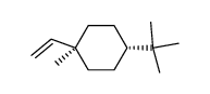 (1r,4r)-4-tert-butyl-1-methyl-1-vinylcyclohexane结构式