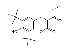 3,5-di-t-butyl-4-hydroxybenzylmalonic acid,dimethyl ester结构式