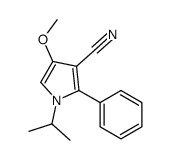 4-methoxy-2-phenyl-1-propan-2-ylpyrrole-3-carbonitrile Structure