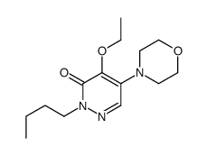 2-butyl-4-ethoxy-5-morpholin-4-ylpyridazin-3-one结构式