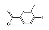 4-iodo-3-methyl-benzoyl chloride Structure