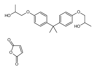 furan-2,5-dione,1-[4-[2-[4-(2-hydroxypropoxy)phenyl]propan-2-yl]phenoxy]propan-2-ol Structure