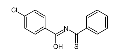N-(benzenecarbonothioyl)-4-chlorobenzamide结构式
