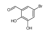 5-bromo-2,3-dihydroxybenzaldehyde structure