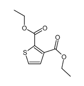 Diethyl 2,3-thiophenedicarboxylate结构式