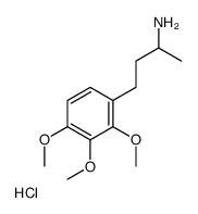 4-(2,3,4-trimethoxyphenyl)butan-2-amine,hydrochloride结构式