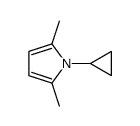 1-cyclopropyl-2,5-dimethylpyrrole结构式