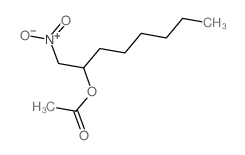 2-Octanol, 1-nitro-,2-acetate Structure