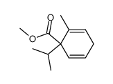 1-Isopropyl-2-methylcyclohexa-2,5-dien-1-carbonsaeuremethylester结构式