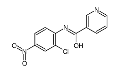 N-(2-chloro-4-nitrophenyl)pyridine-3-carboxamide Structure